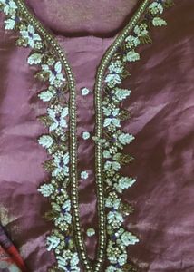 elegant Embroidered Kurta Set with Dupatta