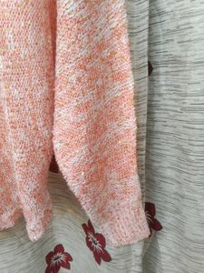 Peach Knit Sweater - Stylish &amp; Comfy