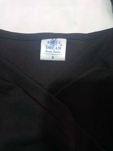 Black Puff Sleeve Square Neck Top