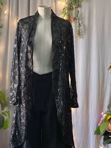 Sequence Black Sheer shrug