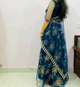 Stunning Floral Print Lehenga Choli Set