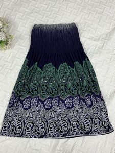 Tube Boho Leaf Print Dress