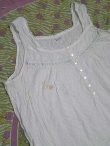 White Cotton dress