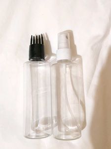 Hair Oiling and Spray Bottle