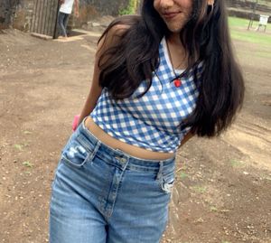 🩵Gingham Tank Top ✨