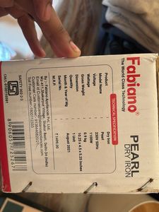 Fabiano Pearl Dry Iron