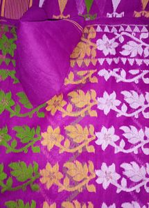 Brand New Cutwork Jamdani with Running Blouse