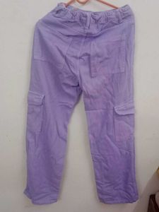 Lilac Purple Cargo Pants
