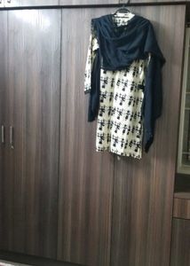 Black Cotton Dupatta