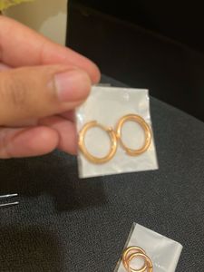 Double Eyelid Tape &amp; Hoop Earrings Set