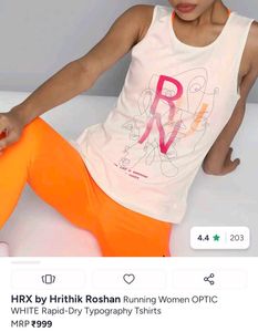HRX Running Women Optic T-Shirt
