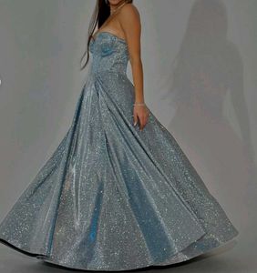 ball gown Sparkling Strapless Evening