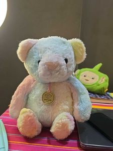 Adorable Rainbow Teddy Bear Plush Toy