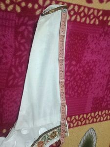 Elegant White Kurta with Embroidery