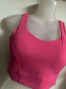 Vibrant Pink Sports Bra
