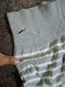 GAP Striped Knit Cardigan