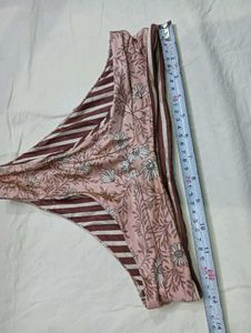 💛 Floral Stripe Bikini Bottoms