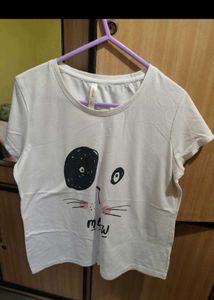 Cute Panda &amp; Cat Print Pajama Set