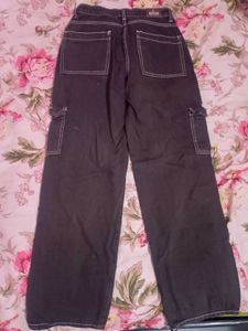Pack of 2 Stylish Dark Wash Cargo Jeans