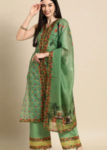 Vibrant Green kurta set