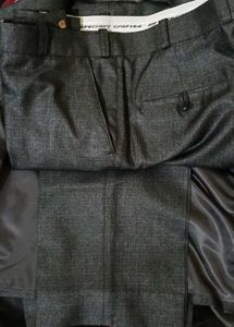 3 piece Suit set Sharp Charcoal Vest , pant and Ti