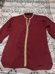 Elegant Maroon Kurta