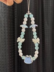 Cute Cat Beaded Phone Charm
