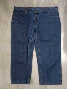 Denim Capri Pants