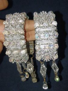 Crystal Stone Bracelet/Kada for Women | Party Wear