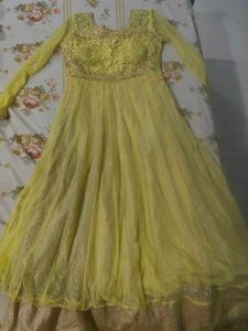 Beautiful Yellow Ethnic Gown