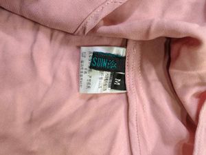 Pink Blazer Dress with Asymmetrical Skirt