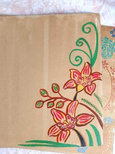 Hand-painted Vintage Sheets for Arts &amp; Crafts