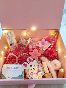 Pink theme hamper available