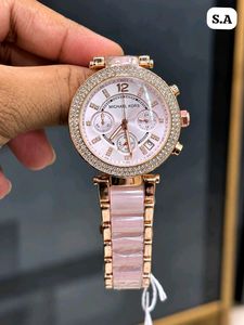 Michael Kors Pink Chronograph Watch