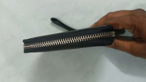 Womens Leather Chain Wallet