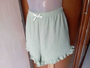 Cute Ruffled Sleep Shorts