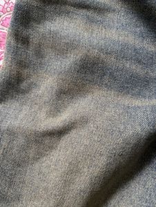 washed denim shorts