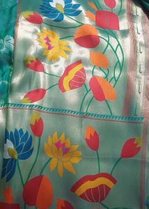 💥Diwali Dhamaka💥 Royal Teal Paithani Saree