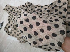 Sheer Polka Dot Tank Top