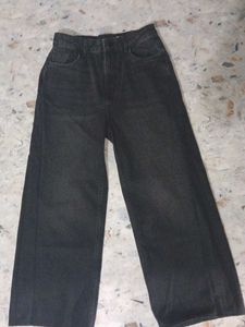 Vintage Wash Black Denim Jeans