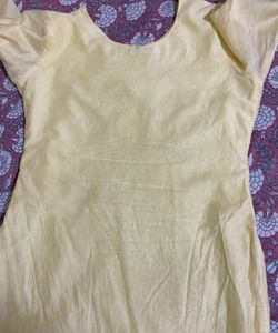 Elegant Yellow Kurta Set with Intricate Detailing