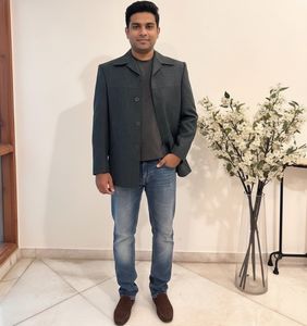 Men’s Charcoal Grey Formal Blazer | Size 42 | Exce