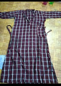 Warm Plaid Nightgown