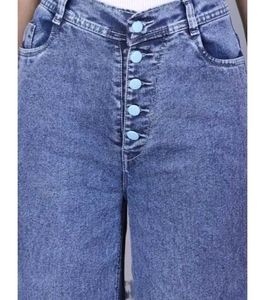 Wide Leg Denim Jeans