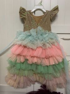 Sparkly Sequin Dress with Floral Detail