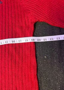 Reebok Half Zip Ribbed Sweater