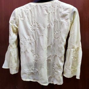 Floral Embroidered Top