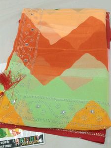 Multicolored Saree