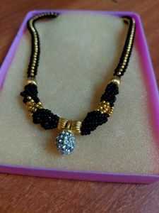 (Mangalsutra)Beaded Necklace with Pendant