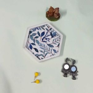 Decorative Tray with Leaf design